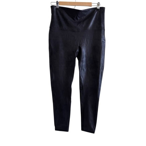 Spanx Faux Leather Leggings Sz 1X petite tall - Picture 2 of 7